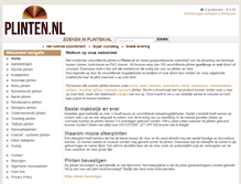 Tablet Screenshot of plinten.nl